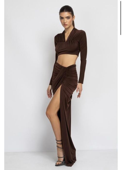 Cliche кафяв сет