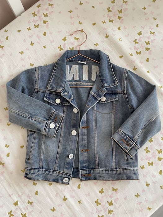 Комплект дънкови якета за майка и дъщеря - мама М и дъщеря 4-5