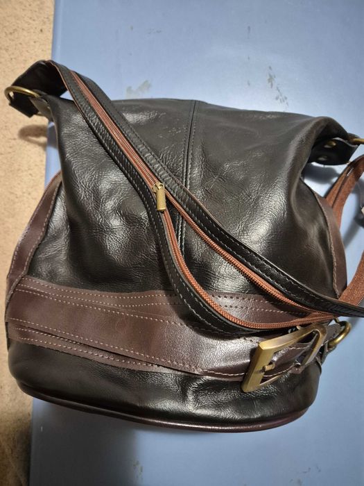 Geanta DASHA / mini rucsac, noua, piele naturala