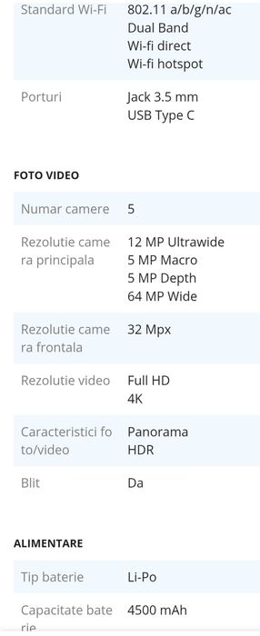 Telefon SAMSUMG A71 , 128 MEM.