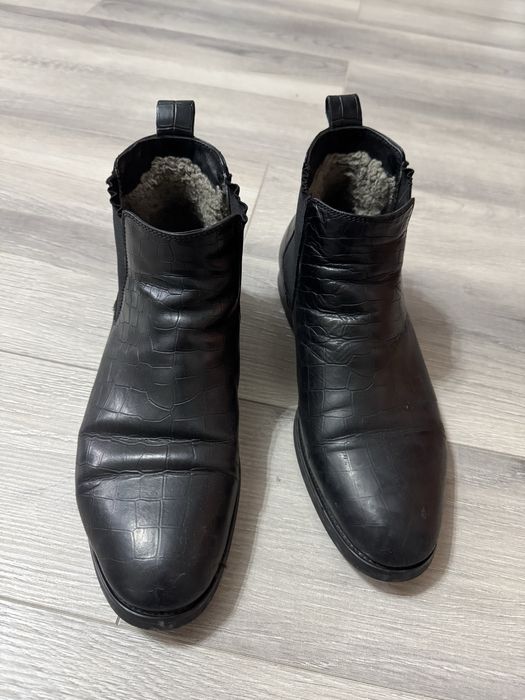 Обувь сапоги кожанные