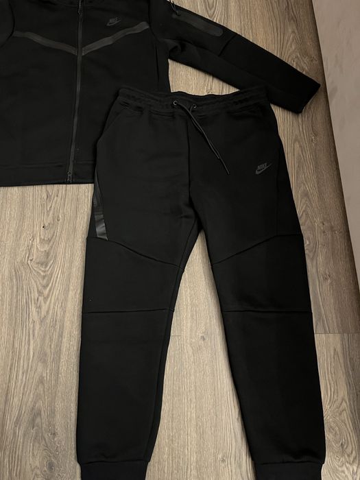 Nike tech fleece черный(двойка)