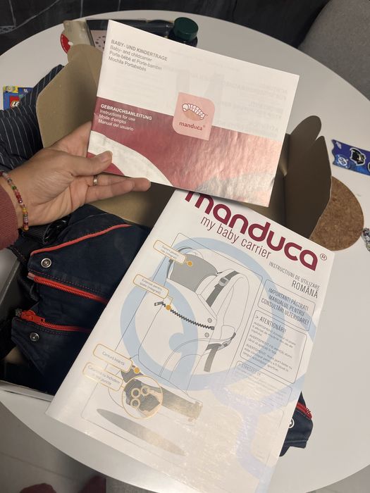 Marsupiu ergonomic Manduca negru