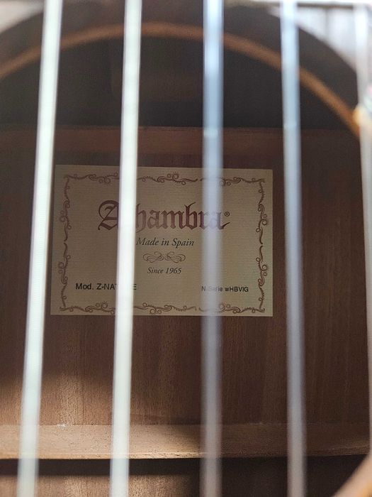 Новая испанская классическая гитара Alhambra Z-Nature
