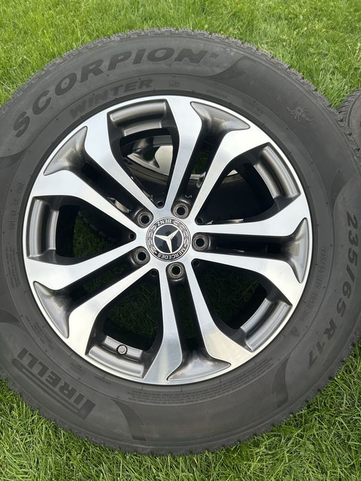 Jante Set roti Mercedes GLC 5x112 cu Inele merg pe VAG Vw Skoda Seat