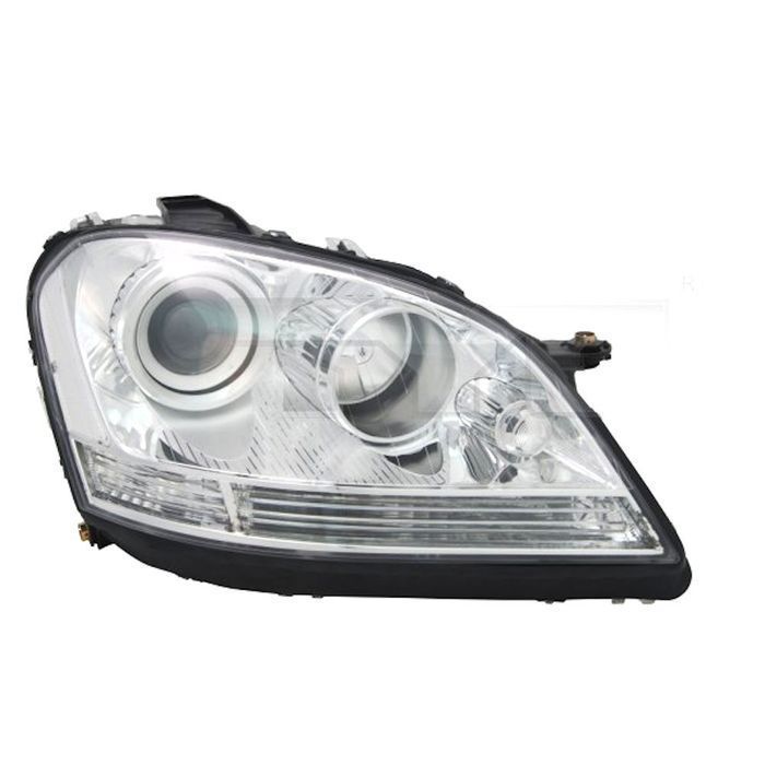 Far Mercedes Clasa ML (W164), 07.2005-06.2008, partea stanga/dreapta, electric, tip bec H7+H7, cu motoras