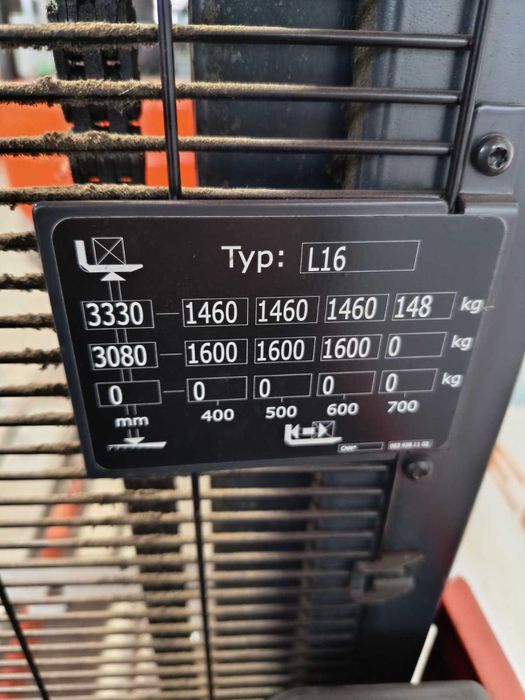 Електрическа палетна количка-стакер LINDE L16