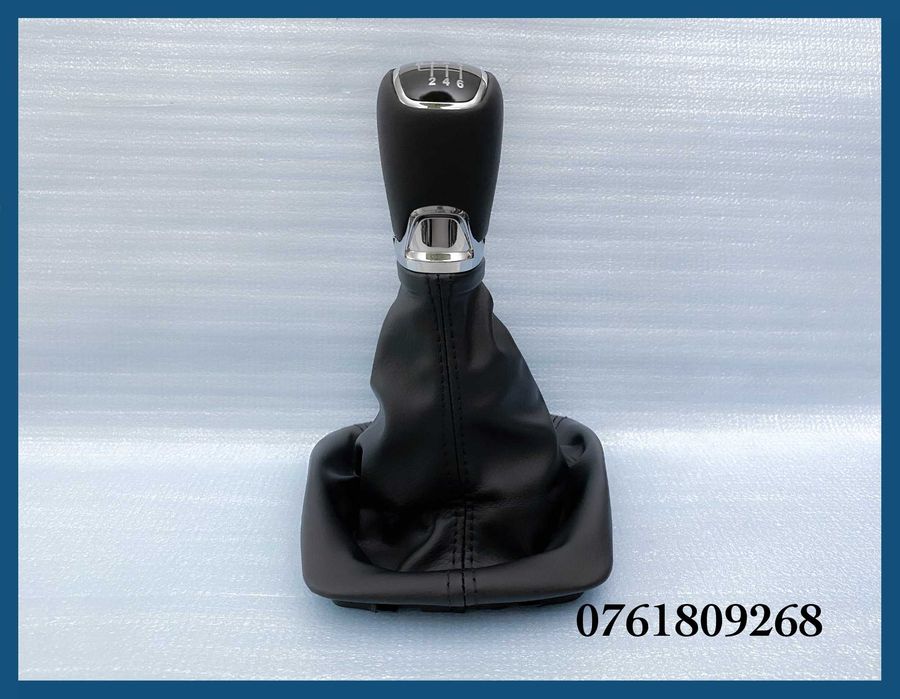 Manson schimbator + nuca piele naturala pentru SKODA Octavia 2 cu 6 trepte model O3