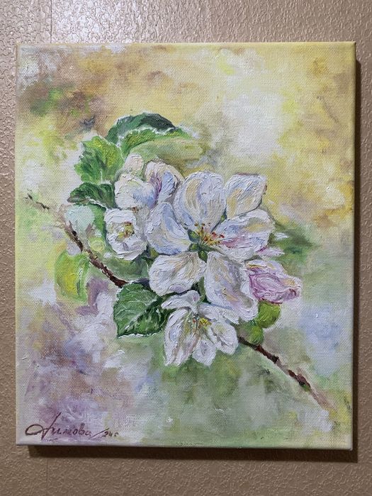 Маслена  живопис. “Ласката на Вятъра