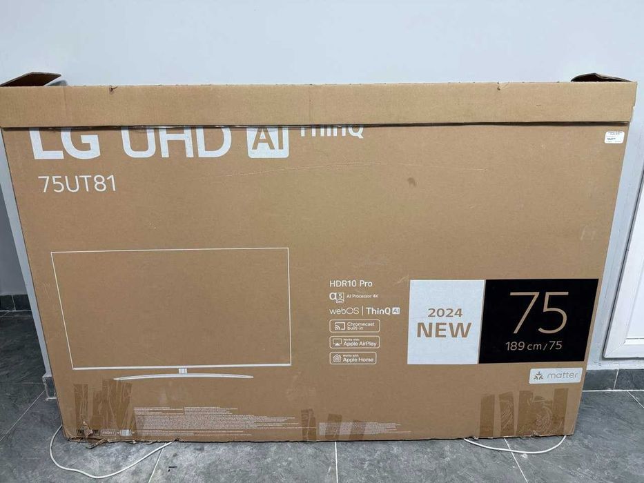 Телевизор  LG 75UT81, Лот 938319(г.Кокшетау,ул.Ауельбекова 147)