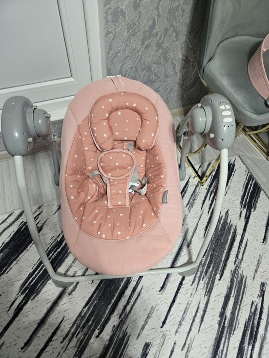 Шезлонг-люлка за момиче