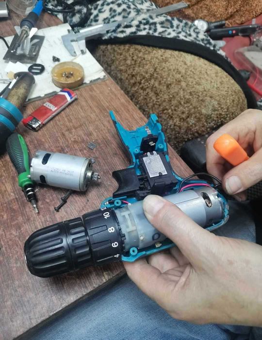 Motoras 21V 14 dinti  pentru autofiletanta,mini fierastrau ,