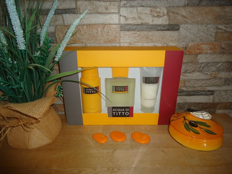 Acqua di Titto Set After Shave, Deo Balm Titto Bluni Vintage 2004-2005