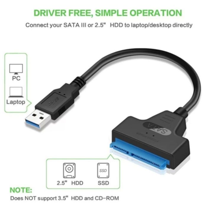 Переходник Sata для HDD 2.5 и SSD