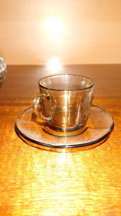 Сервиз дуралекс за кафе от 6 чаши с чинийки