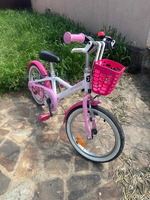 Bicicletă fermecatoare copii B’Twin Docto Girl 500, roz