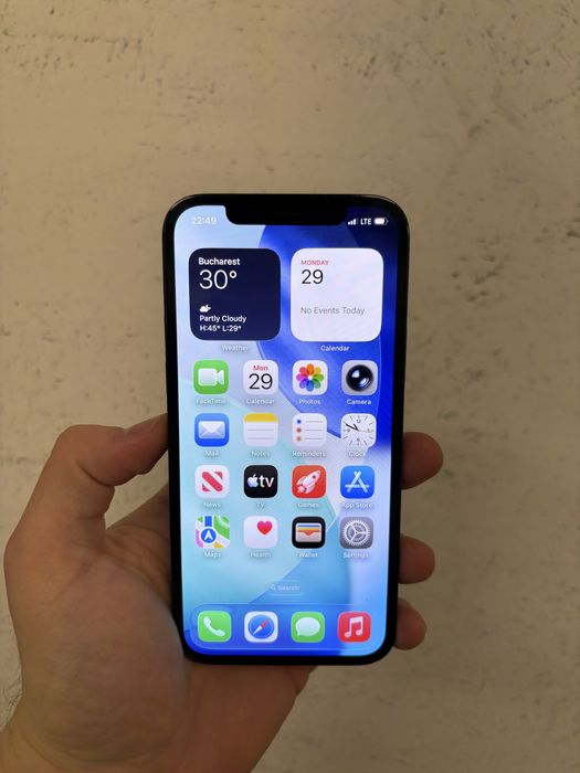 IPhone 12 Pro 256 GB Albastru Pacific Blue cutie Neverlocked 90% bat