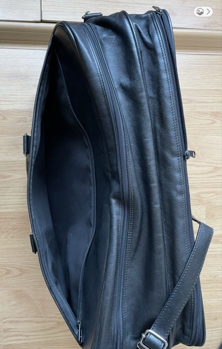 Geanta voiaj/transport/travel bag din piele naturala Qsv