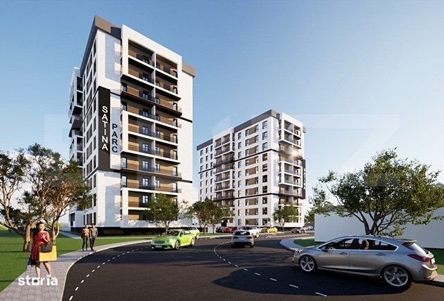 Comision 0% la cumparator! Apartament 2 camere, 63,6mp, Satina Park