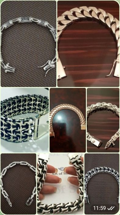 Серебряный Браслет, 925пр.