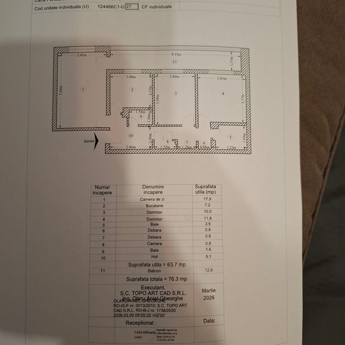Apartament 3 camere