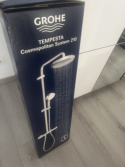 Coloana dus GROHE Tempesta 210 cu baterie termostatata - NOUA