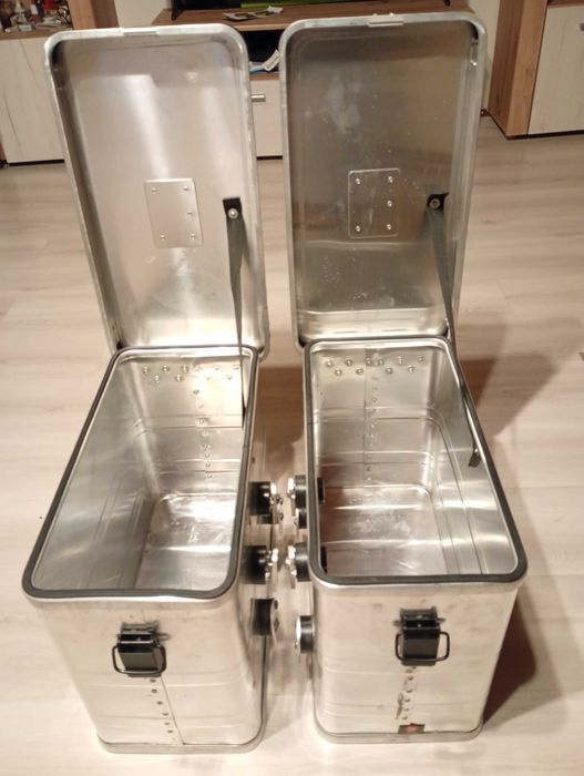 Cutii laterale moto Bagtecs, aluminiu