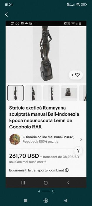 Ramayana sculptură lemn