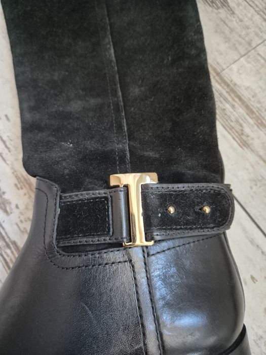 Ботуши TORY BURCH 36 н.  TENLEY Black Leather 3