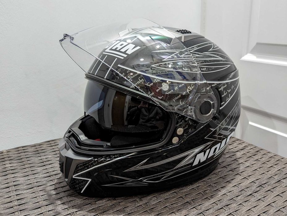 Casca moto Nolan N86, marime M - cu ochelari de soare