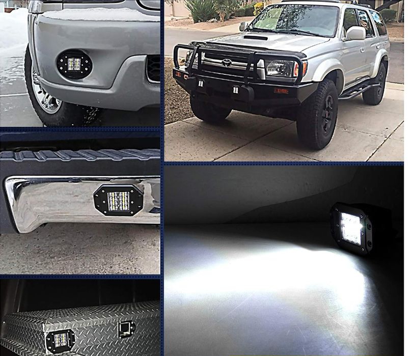 Set 2 Proiectoare LED 48W Off Road 12V-24V
