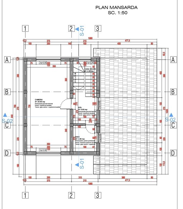 Vand casa p+1+m, constructie 2020