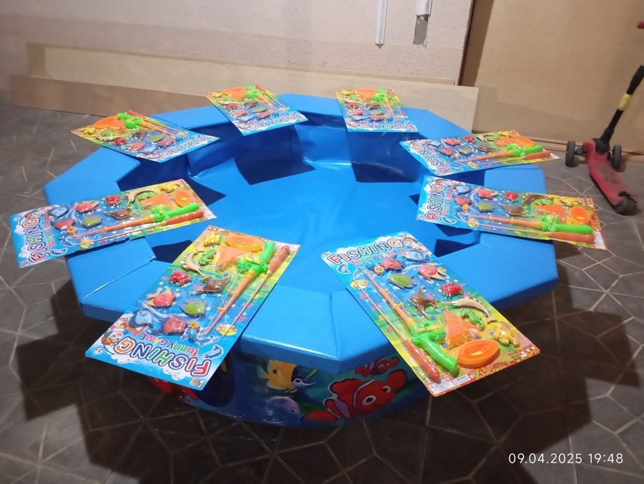 Детские песочница рыбалка в наличке