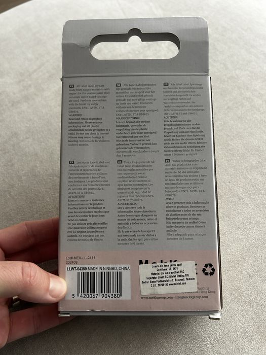 Jucarie din lemn Tamburina cu clopotei Label Label