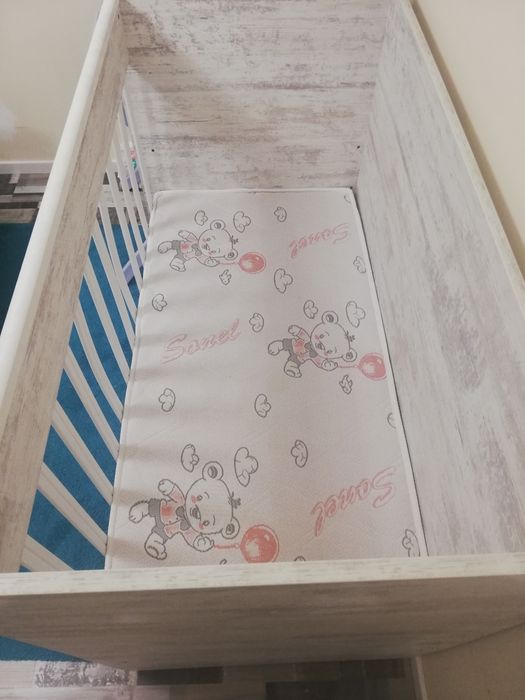 Бебешко легло-люлка 60х120см