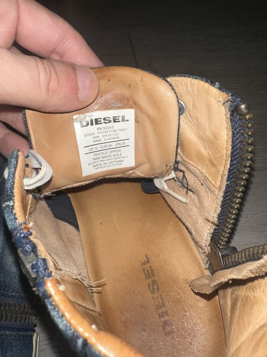 Adidasi/Ghete Piele Naturala Diesel 45 Barbati