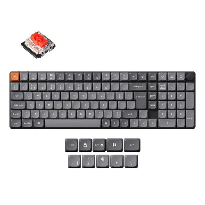 Vând Tastatură Mecanică Slim  Keychron K17 Max (K17M-H1) - NOUĂ