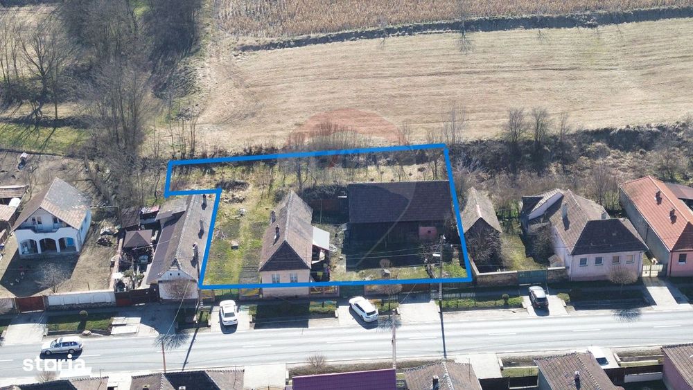 Casă veche de vânzare cu teren mare in Copsa Mica