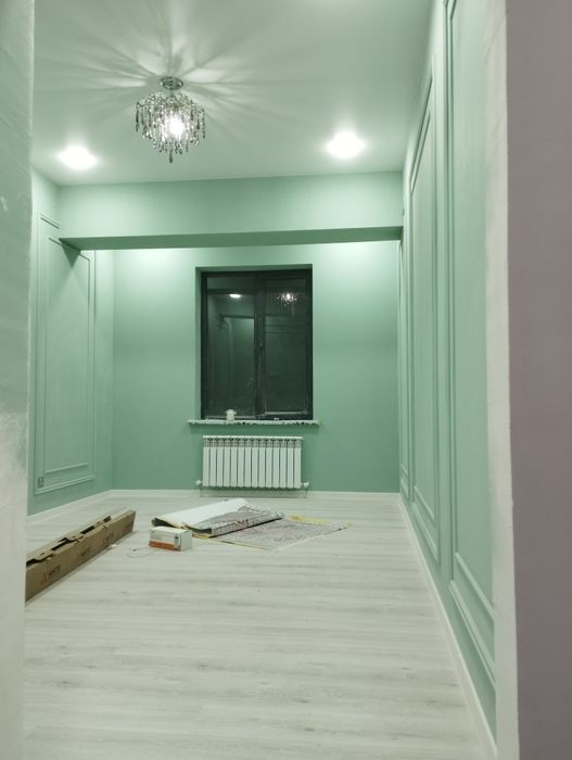 Квартера ремонт под клуч кафель санузиль  Пластик декор ламинант мал