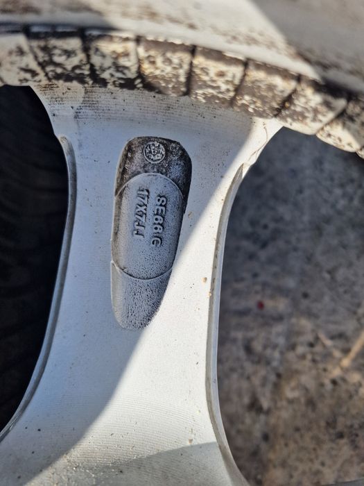 Jante aluminiu 5×115 Opel insignia B cu cauciucuri M +S, pe 17
