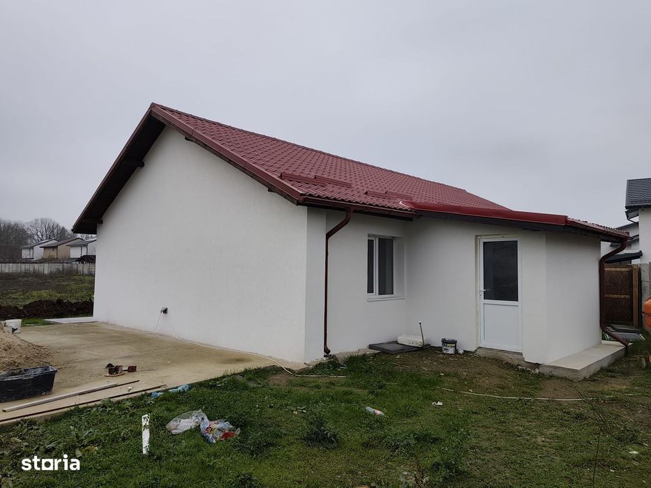 FARA COMISIOANE aproape asfalt casa 3 camere PARTER pod terasa camera