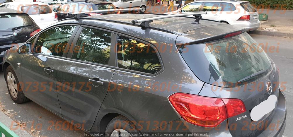Bare transversale portbagaj OPEL Astra F G H J / Zafira A B C ALUMINIU