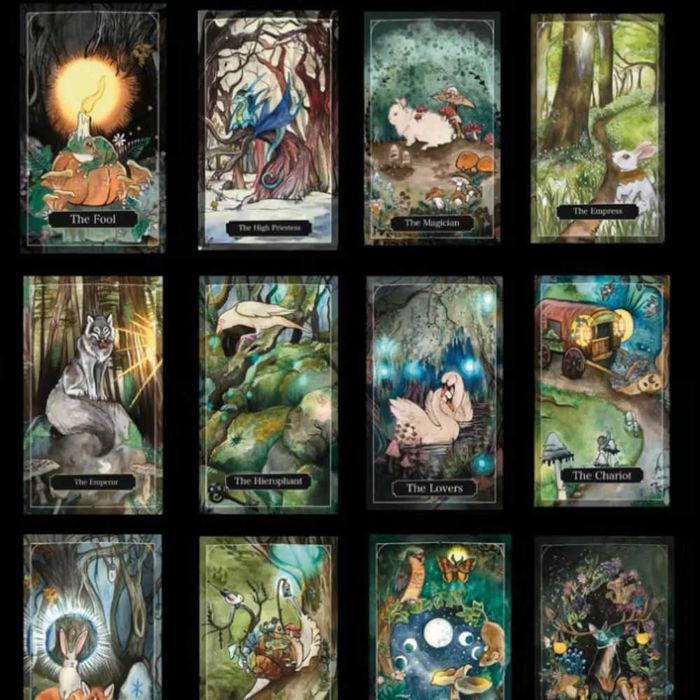 Таро. Tarot Of Oppositions и Spirits of The Woodland Tarot