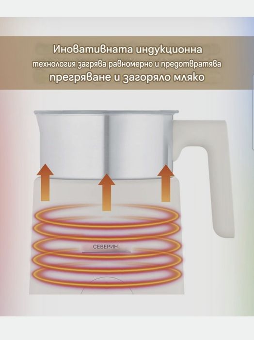 Индукционен разпенител за мляко SEVERIN Spuma Lite SM 3589.