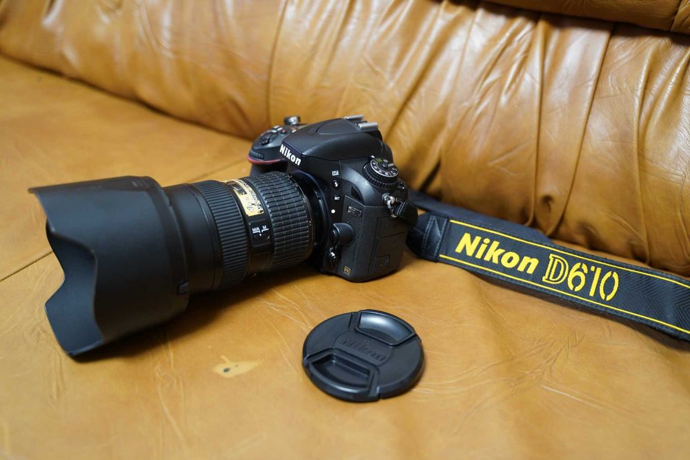 Vand Nikon d610 si obiectiv Nikon 24-70 f2,8