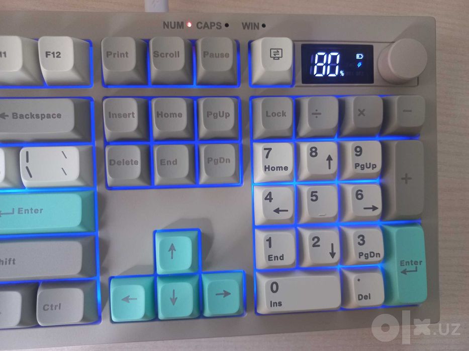 AULA S102 PRO тихая мембранная клавиатура RUS/ENG-3вида подключения