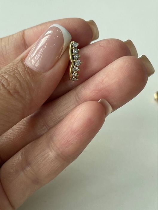 Сережки золото бриллианты