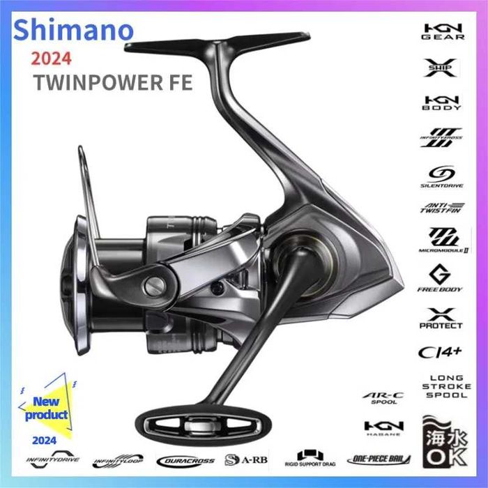 Катушка Shimano 24 Twin Power 4000 PG