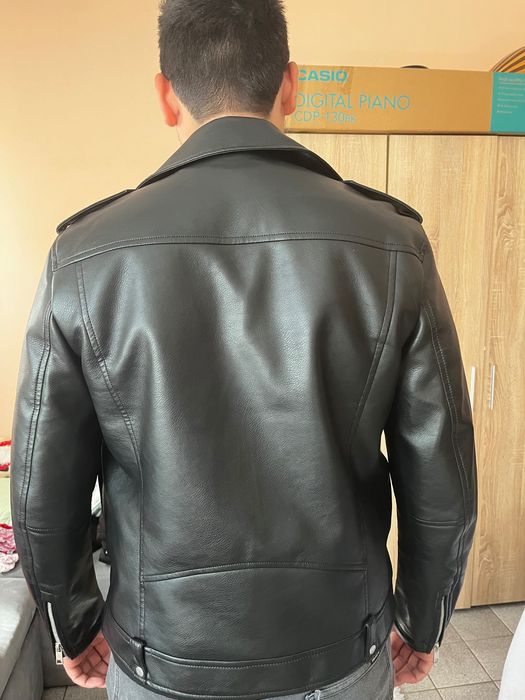 Кожено мъжко яке