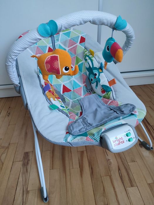 Bright Starts - Детски вибриращ шезлонг с мелодия
